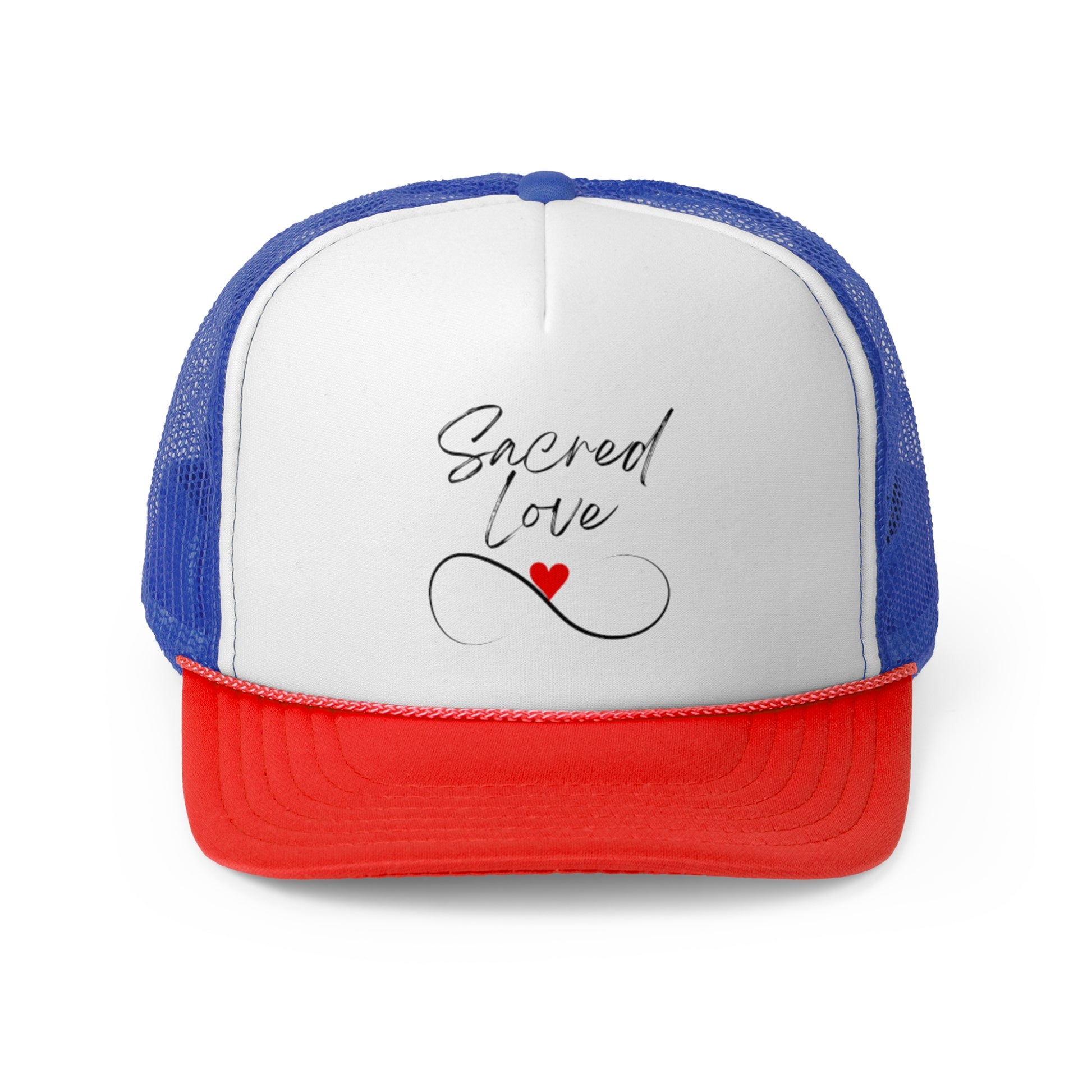 Sacred Love Trucker Cap - Stylish Mesh Hat for Couples & Every Day Wear