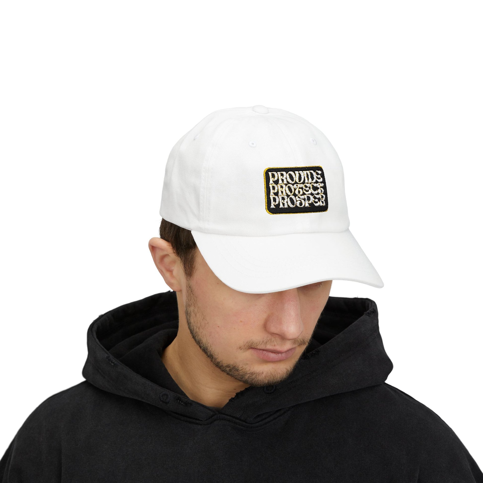 Classic Dad Cap with "Provide, Protect, Prosper" - Stylish Dad Hat, Casual Accessory, Gift for Dads, Summer Fashion, Everyday Wear