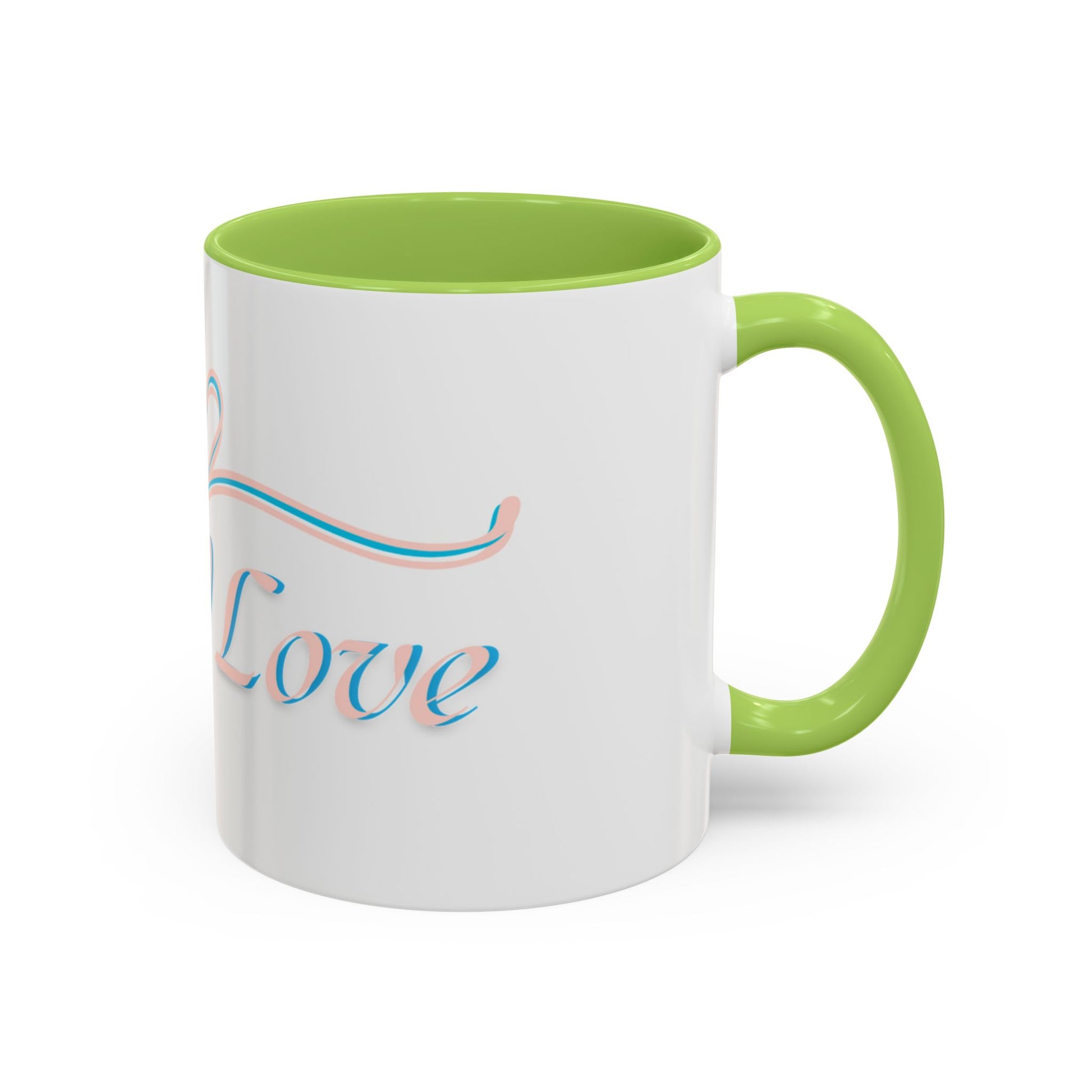 Sacred Love Accent Coffee Mug - Perfect Gift for Coffee Lovers, Romantic Occasions, Valentine's Day, Personalized Mug, Home Decor