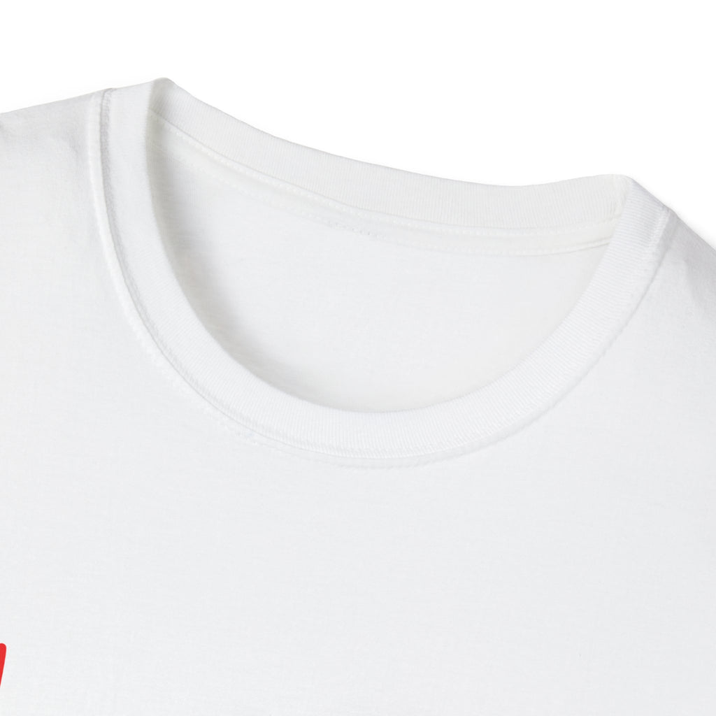 Love Frequency Unisex Softstyle T-Shirt - Heartbeat Design