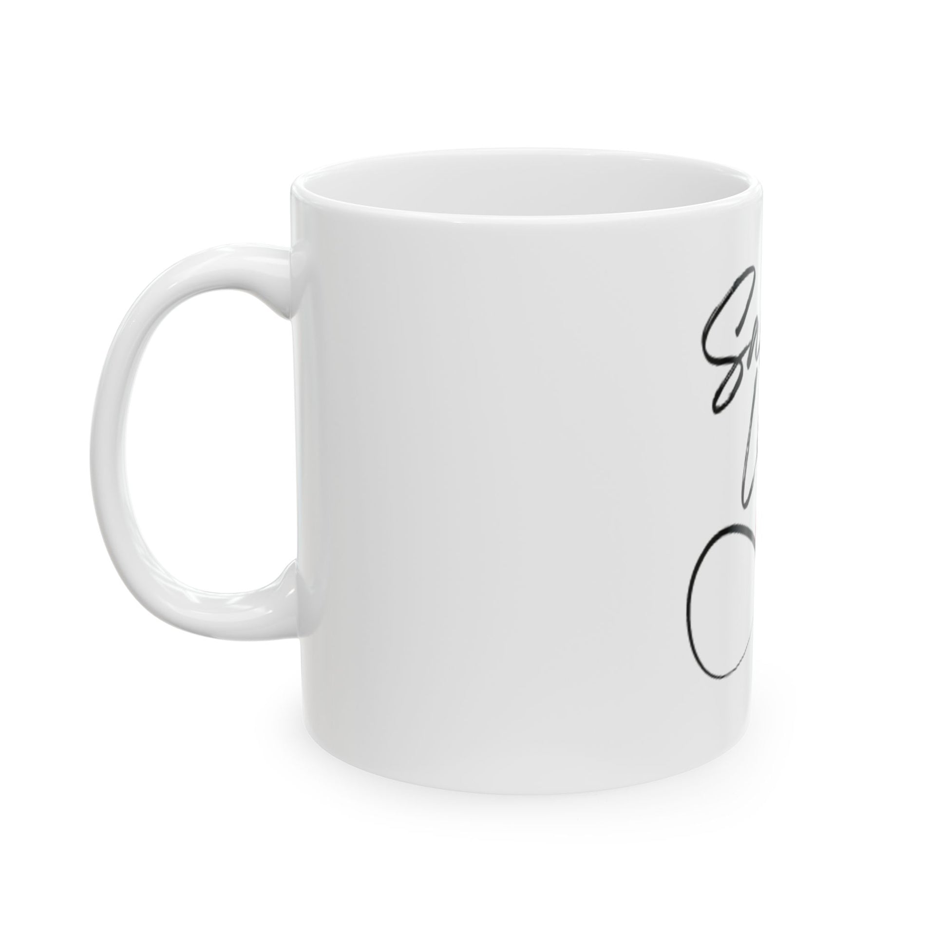 Sacred Love Ceramic Mug - Heart Infinity Design (11oz, 15oz)