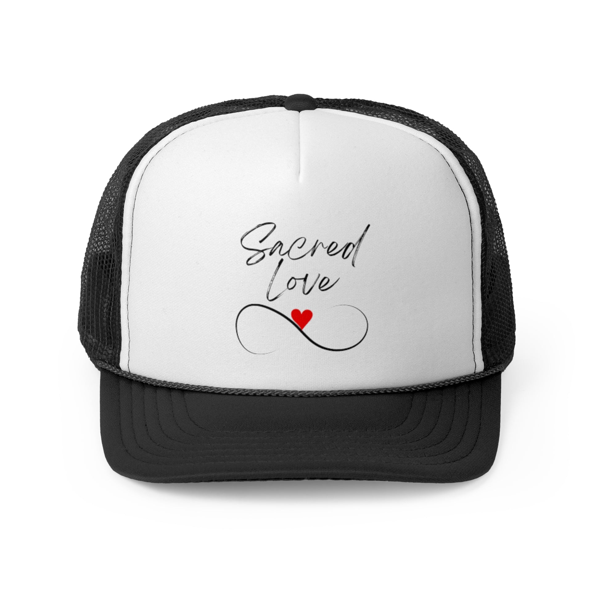 Sacred Love Trucker Cap - Stylish Mesh Hat for Couples & Every Day Wear