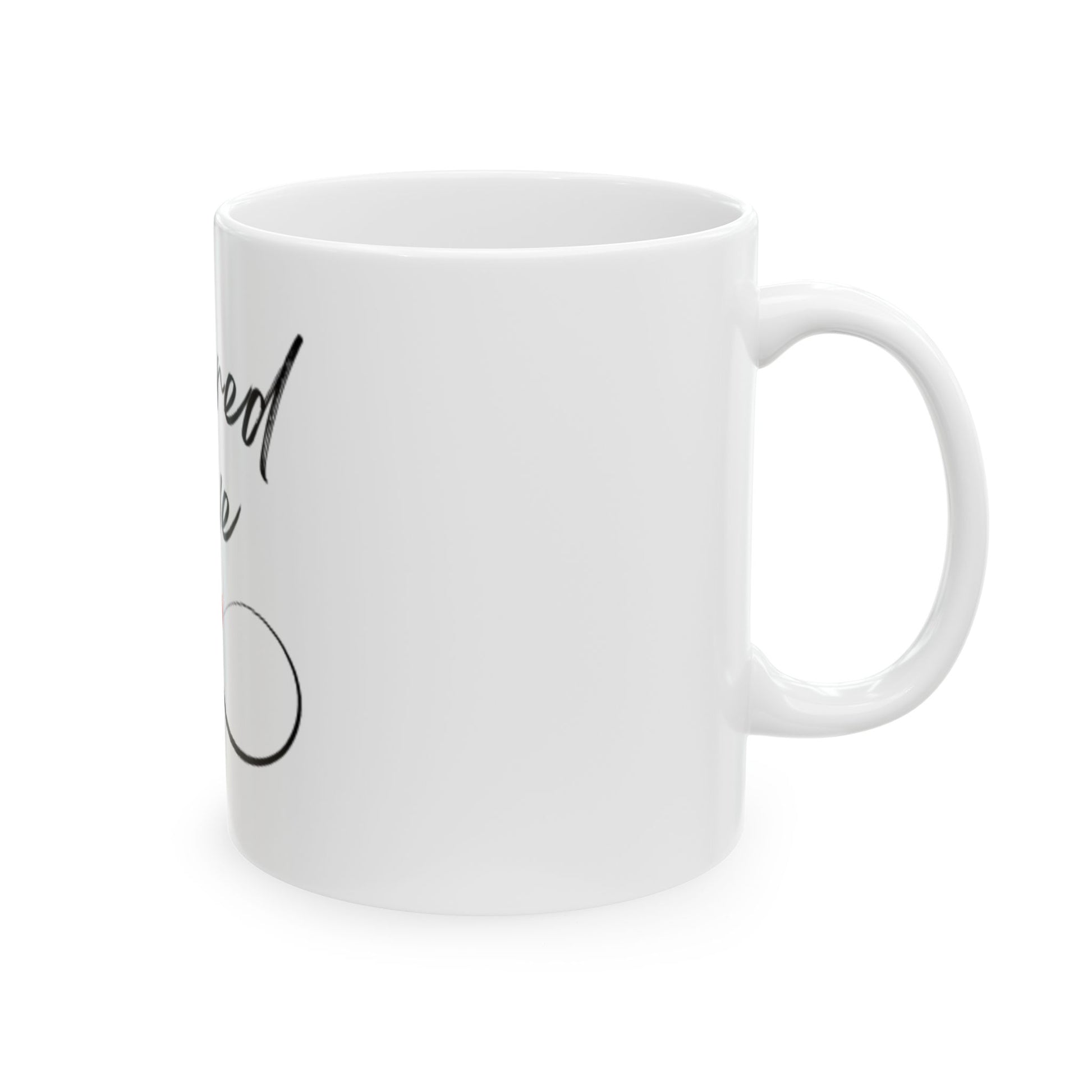 Sacred Love Ceramic Mug - Heart Infinity Design (11oz, 15oz)