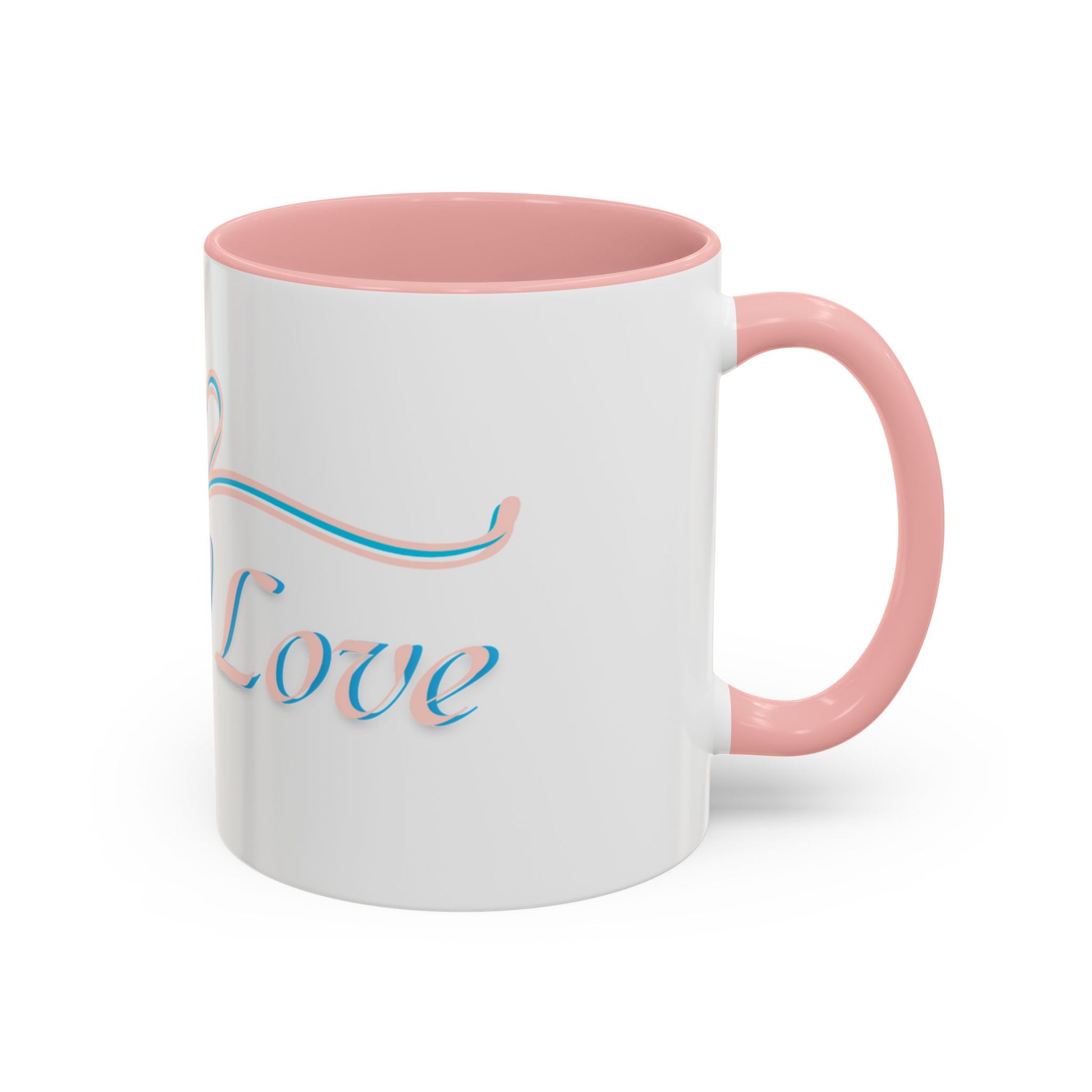 Sacred Love Accent Coffee Mug - Perfect Gift for Coffee Lovers, Romantic Occasions, Valentine's Day, Personalized Mug, Home Decor