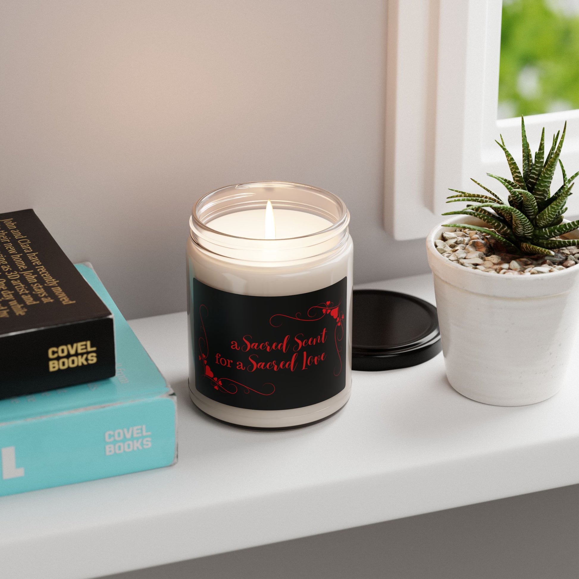 Romantic Scented Soy Candle - Sacred Love 9oz