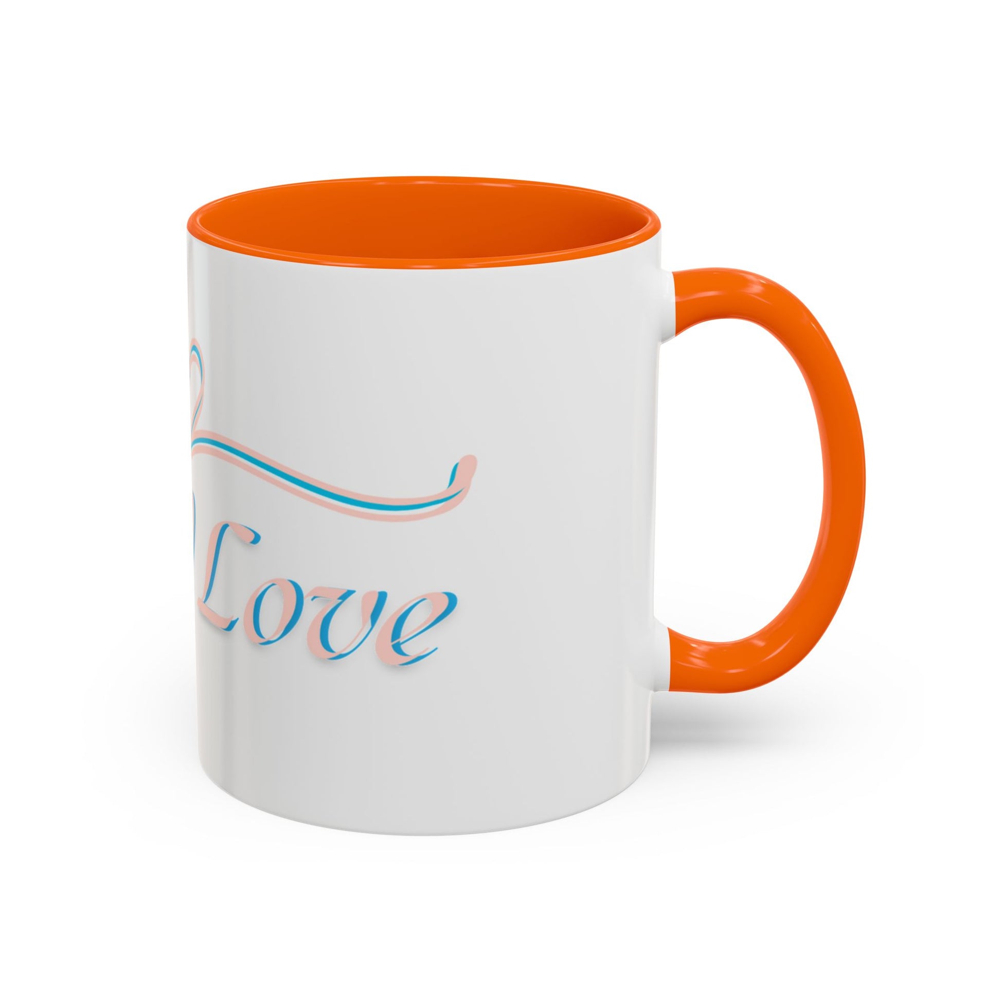 Sacred Love Accent Coffee Mug - Perfect Gift for Coffee Lovers, Romantic Occasions, Valentine's Day, Personalized Mug, Home Decor
