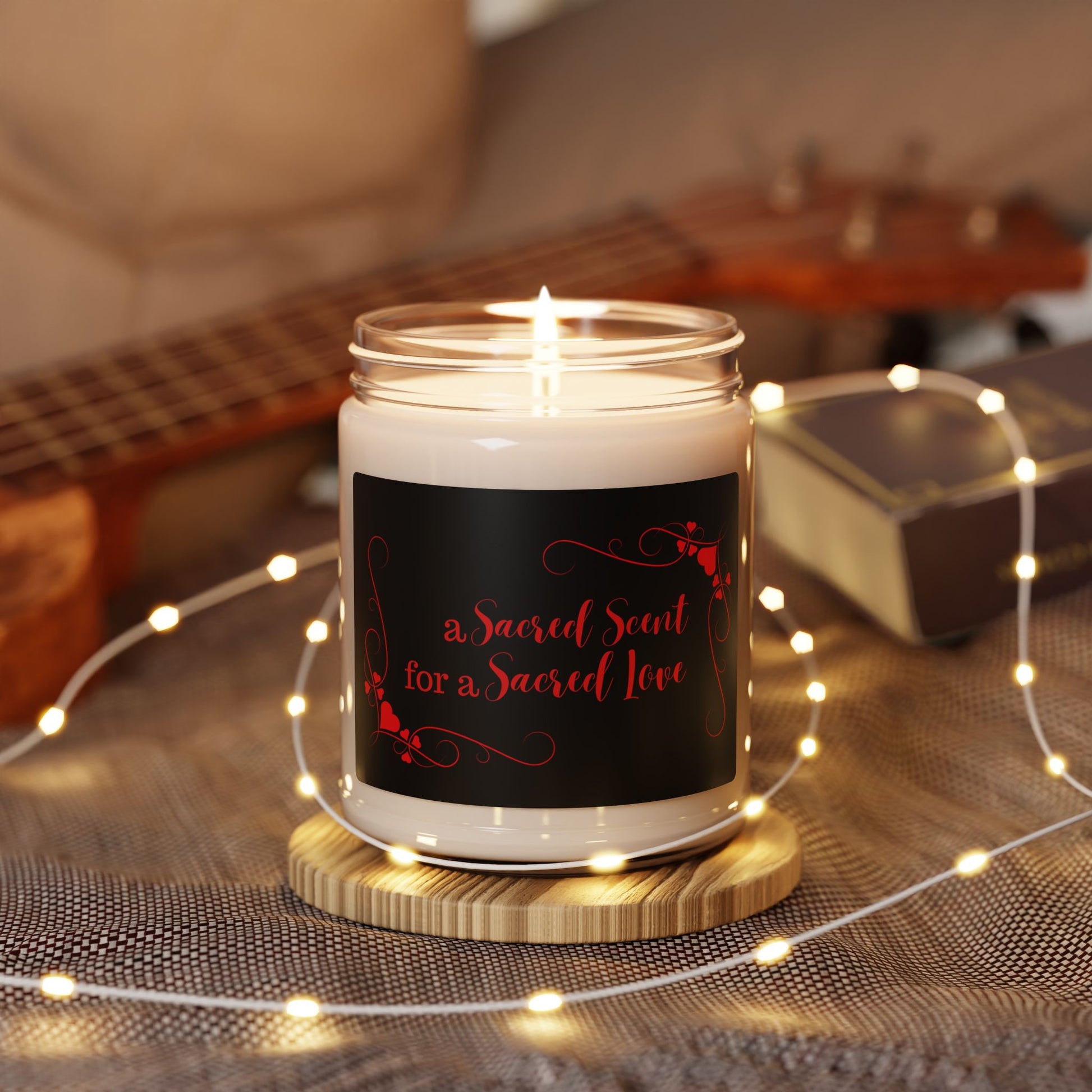 Romantic Scented Soy Candle - Sacred Love 9oz